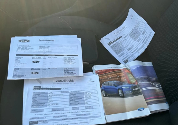Ford Focus cena 28700 przebieg: 217830, rok produkcji 2014 z Sulechów małe 352